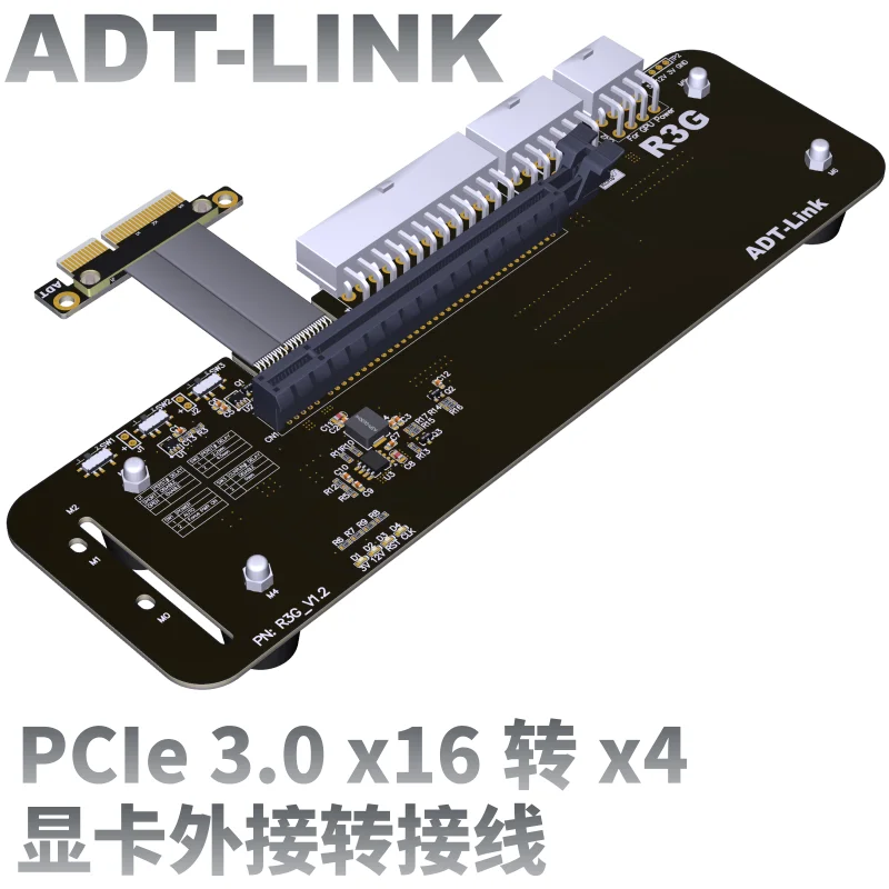 R23SG eGPU PCIe x16, da PCie x4 Podaljšek Kabel 16x PCI-Express Kabli eGPU Za Grafične Kartice Zunanje Biti Kabel