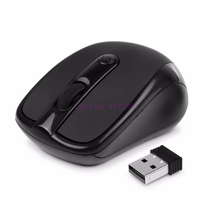100 kozarcev USB Wireless mouse 2000DPI Nastavljiv Optični Sprejemnik Računalniško Miško 2,4 GHz Ergonomska Miši Za Laptop PC Miško