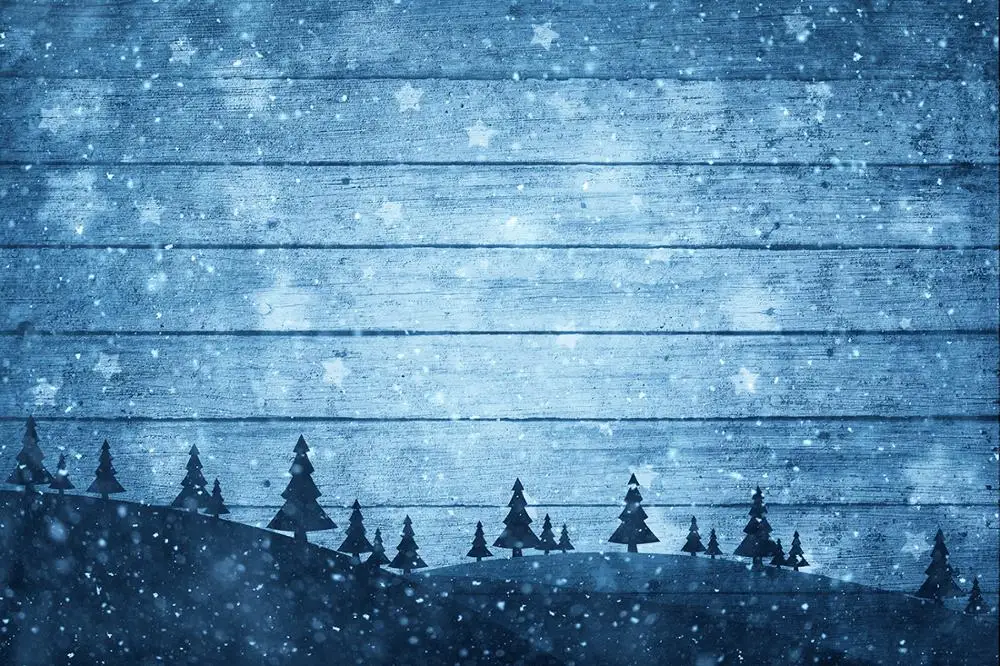 Capisco Božič Fotografija Ozadje Pozimi Sneg Lesa Borovih Snežinka Gozd V Ozadju Dekoracijo Photo Studio Rešitve