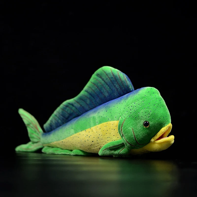 45 cm Veren Delfinov, Rib, Plišaste Igrače Mehke Morske Živali Plišastih Igrač Resničnem Življenju Skupne Dolphinfish Plišastih Lutke Za Otroke