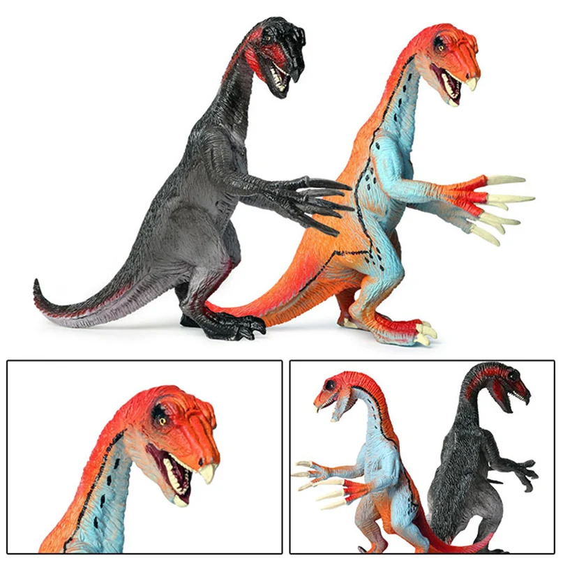 Novo Otrok Simulacije Črna Rdeča Dinozaver Igrača Ginekologijo in Zmaj Tyrannosaurus Srednje Dinozaver Model Trdne Plastike Dekoracijo