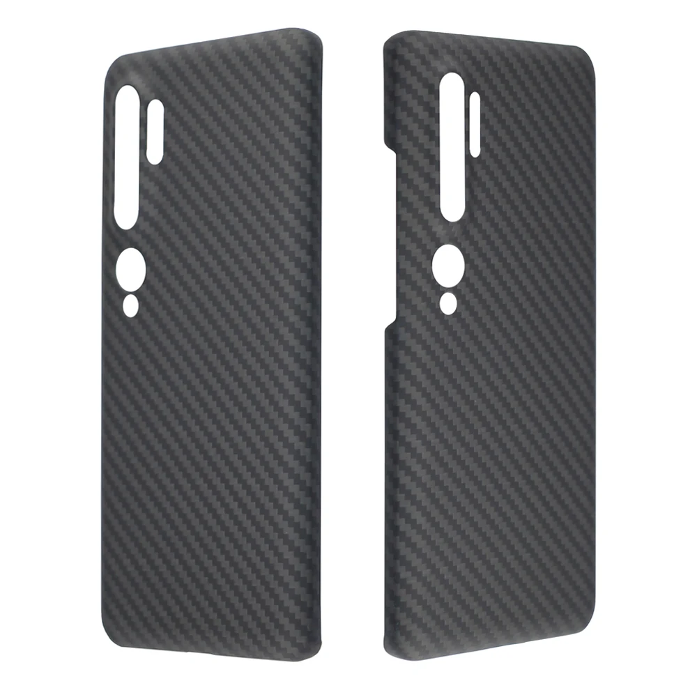 YTF-ogljika pravi ogljikovih vlaken telefon kritje Za Xiaomi Mi CC9 Pro Primeru Aramid vlaken Ultra tanek telefon Zadnji pokrovček