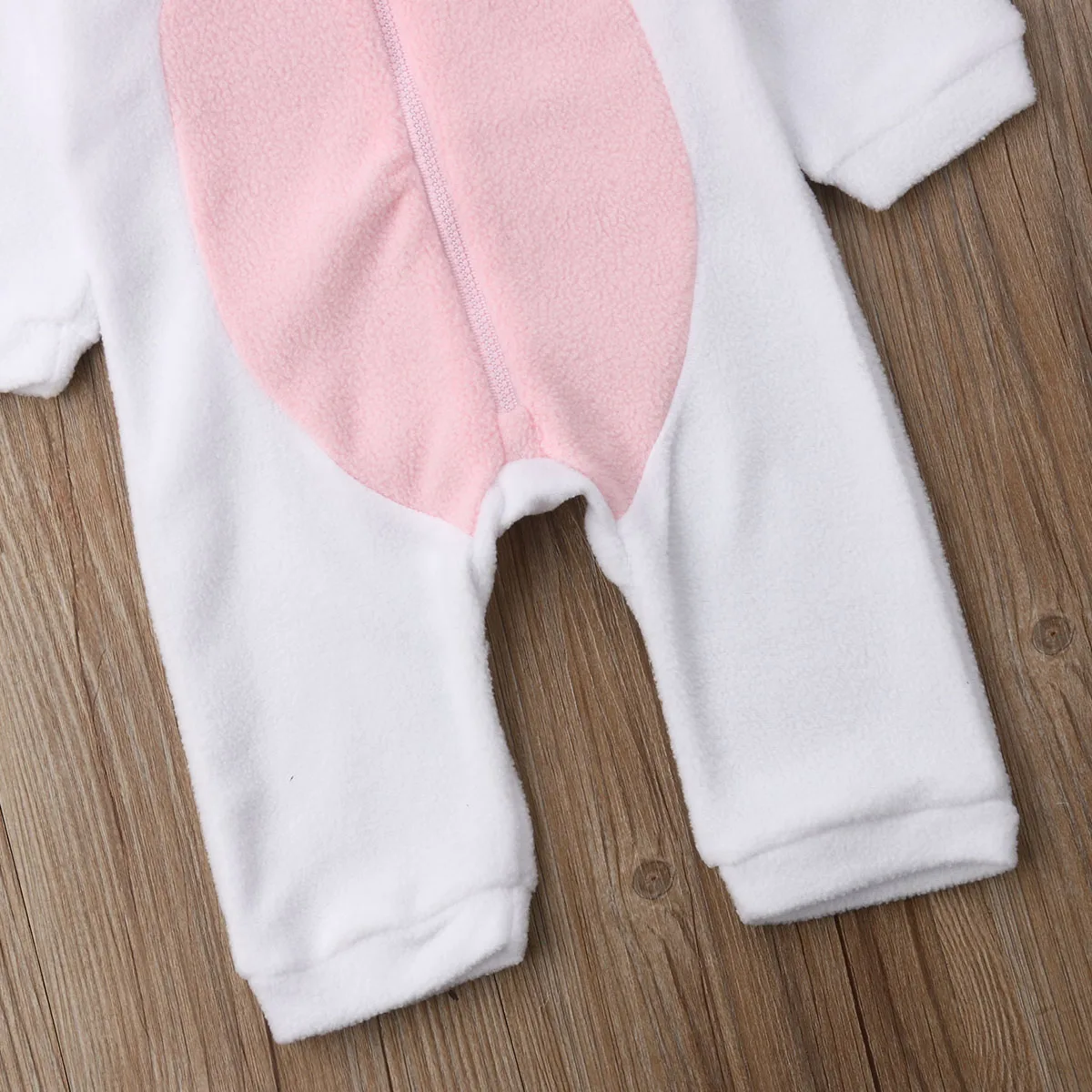 3D Samorog Newborn Baby Dekleta Flanela Romper Jumpsuit Obleke Jesen Pomlad Oblačila