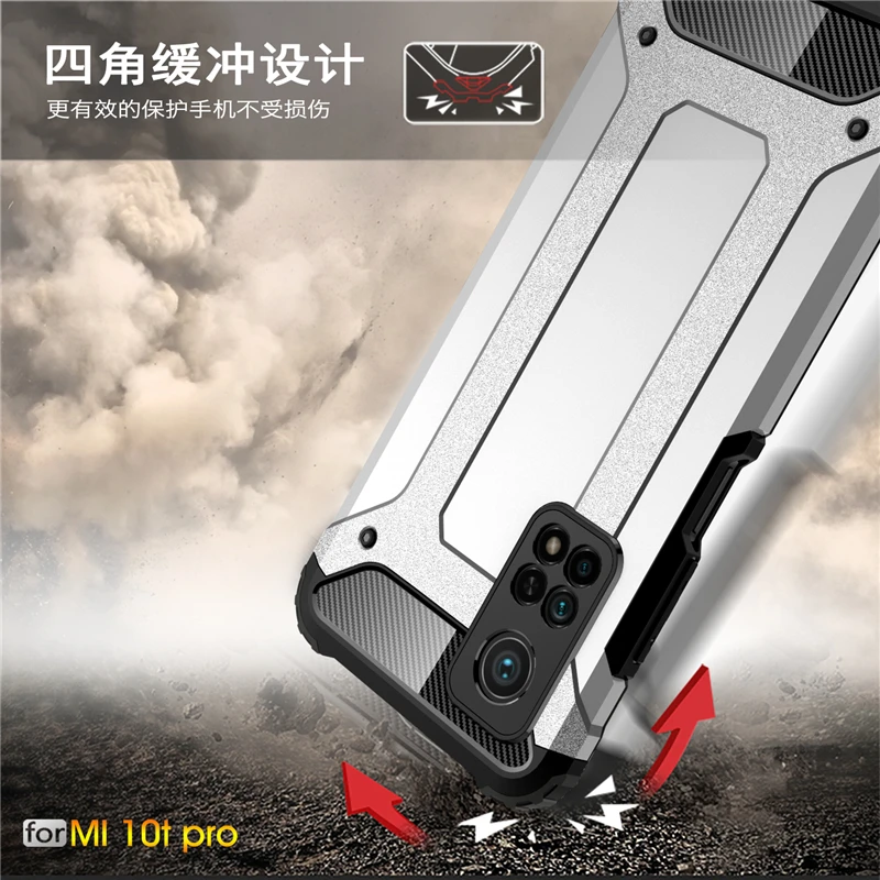 Za Kritje Xiaomi Mi 10T Pro Primeru Za Mi 10T 10 T Pro Capas Shockproof PC Telefon Kritje Za Redmi Opomba 8 9 S Mi 10T Pro Lite Fundas