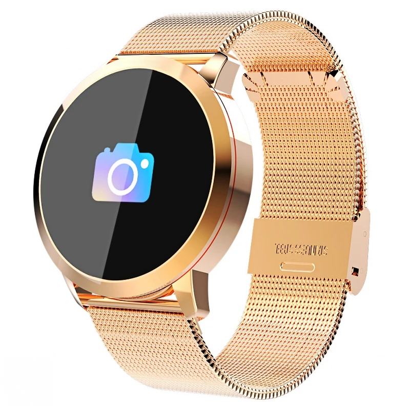 XIYAN Q8 Zaslon OLED Smartwatch Srčnega utripa Pametno Gledati Šport Fitnes Moški Ženske Nosljivi Naprave za IOS Android