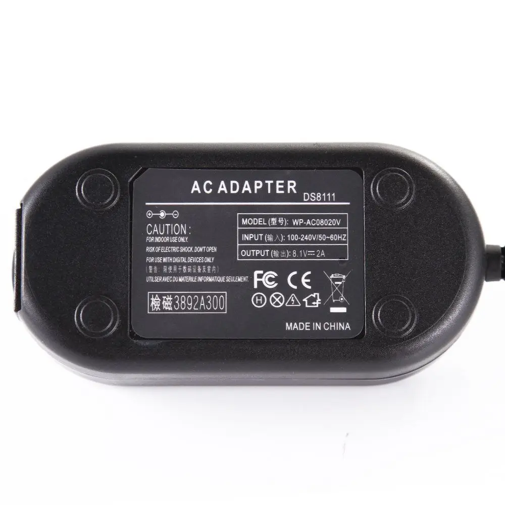 ACK-E2 AC Power Plug Adapter za Canon EOS 350D 300D 5D D60 40D 50D 30 Limited Edition