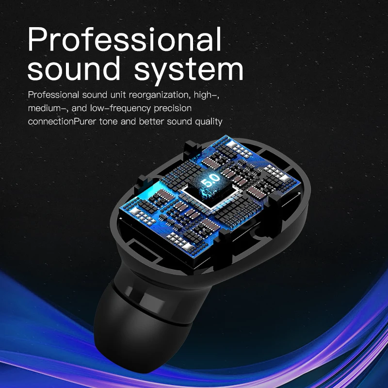 Brezžične Slušalke z Mikrofonom Šport Nepremočljiva Bluetooth Slušalke HIFI Stereo šumov Slušalke Čepkov