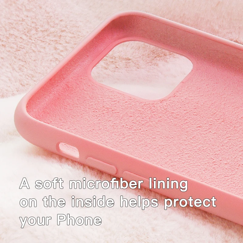 SUAIOCE Original Tekoče Silikona Primeru Telefon Za iPhone 11 Pro Max XR X XS Max Luksuzni Polno Kritje Za iPhone SE 2020 7 8 Plus Primeru