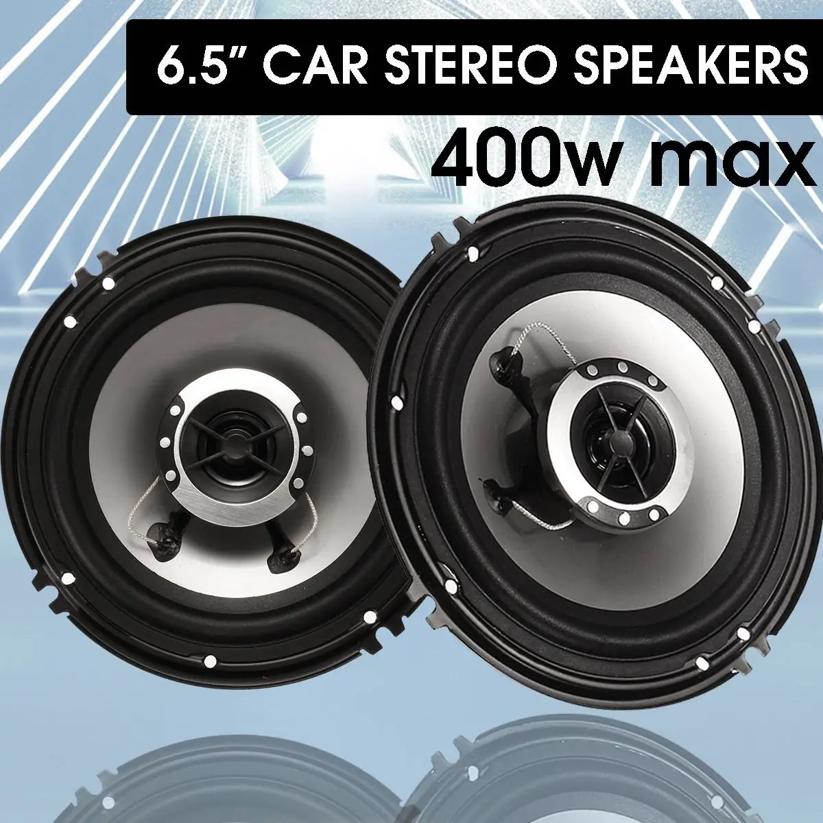 400W za 6,5 Palčni Car Audio Zvočnik 4-Stezni Koaksialni Universals Stereo Zunanje Magnetno High-fidelity Car Audio Music Subwoofer Par