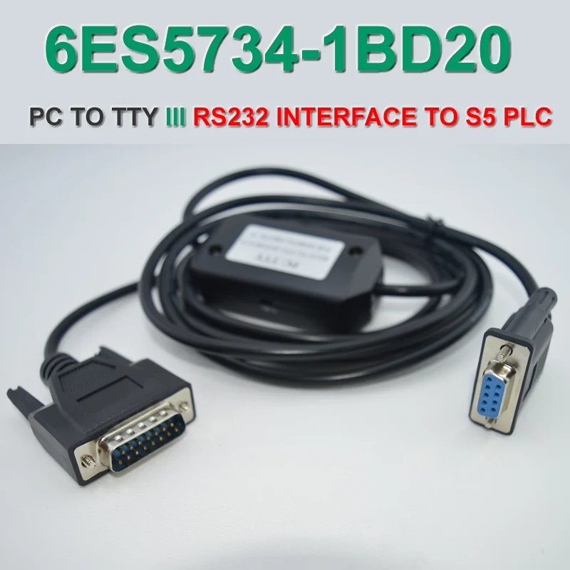 6ES5734-1BD20,PC-TTY PC, da TTY Adapter Kabel za Programiranje za SIMATIC S5 PLC 6ES5 734-1BD20, HITRA DOSTAVA