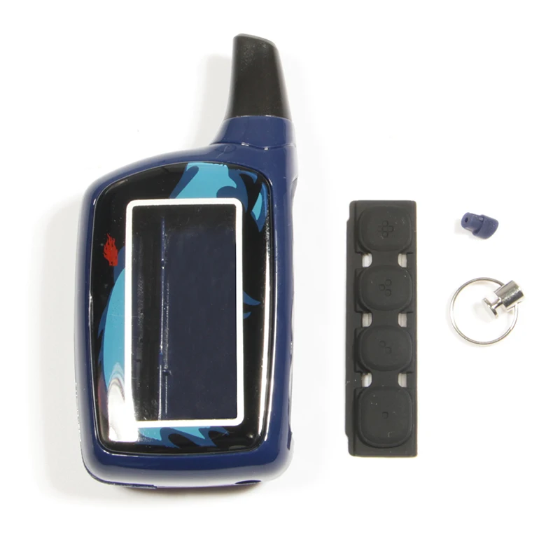 Modra barva Logicar 4 Keychain Primeru za Logicar 1 2 3 4 5 6 za Logicar protivlomne naprave dvosmerna alarmni sistem