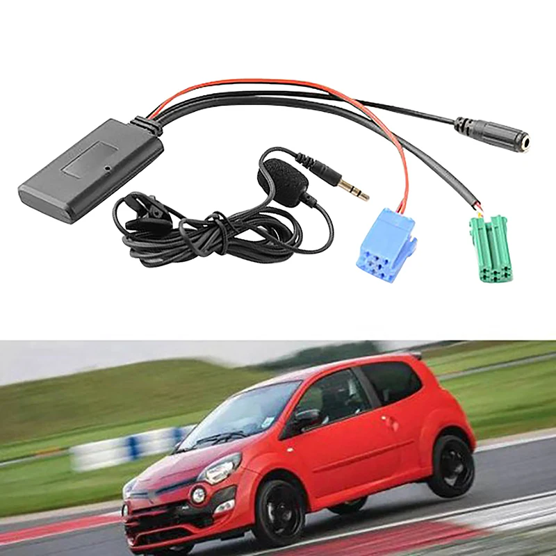 Avto Bluetooth 5.0 Aux Kabel Mikrofon za Prostoročno uporabo Mobilnega Telefona Brezplačno Klicanje Adapter za Renault 2005-2011