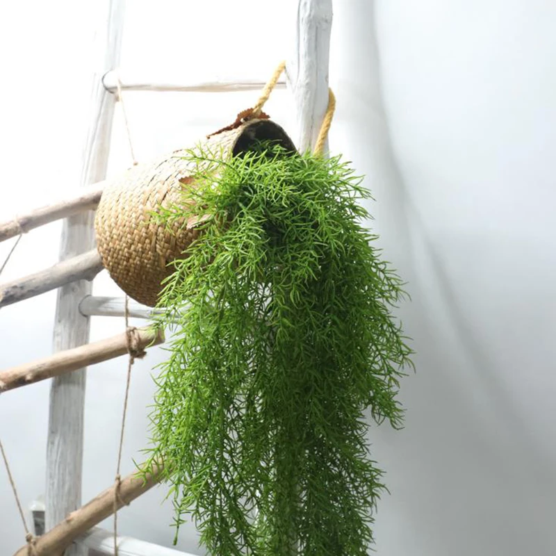 Umetna rastlina pravi dotik bor Ponaredek rastlin iglo visi trte simulacije odide od doma poroka stranka zelenih rastlin dekoracijo sten