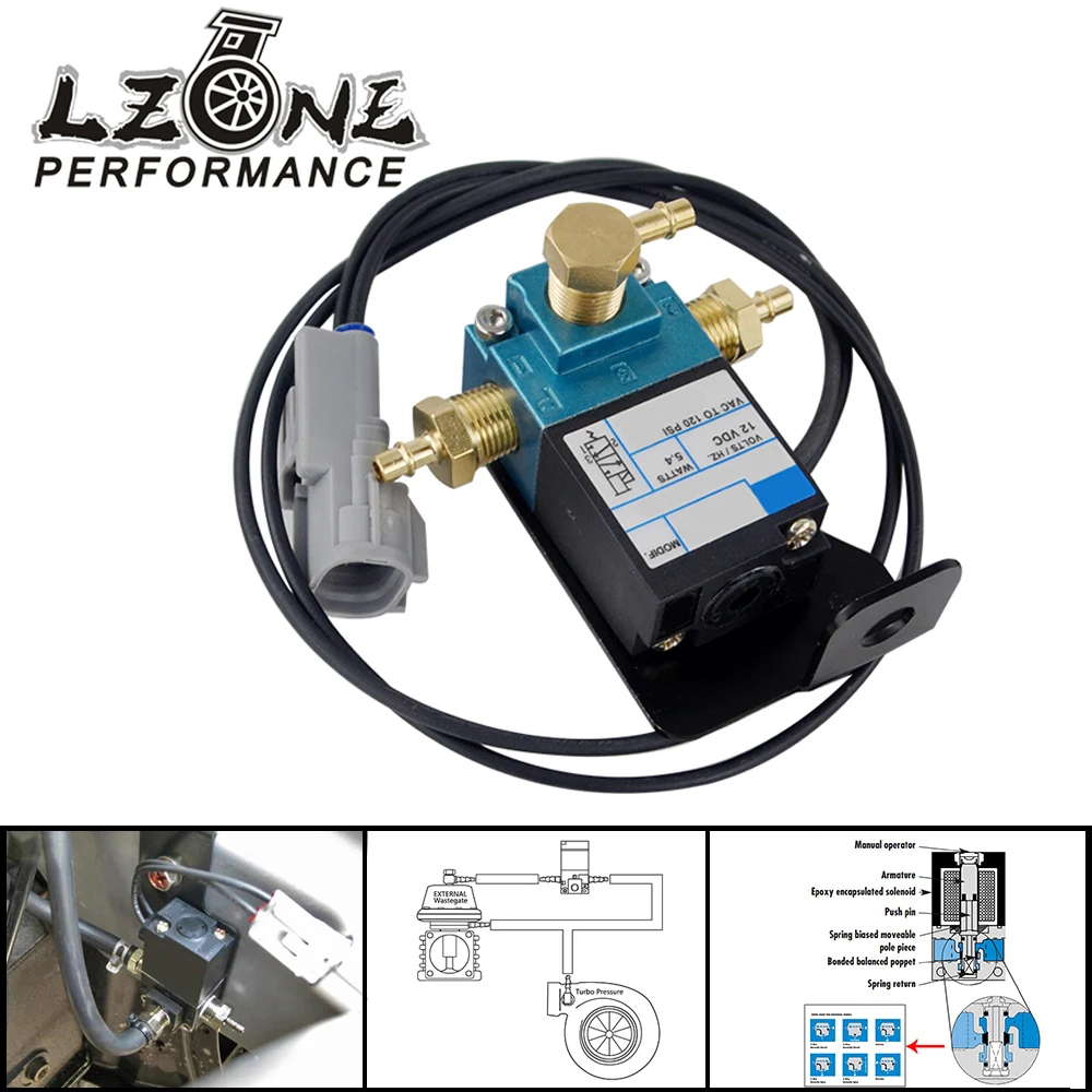 LZONE - Elektronski Turbo Boost Nadzor Magnetni Ventil Za 08+ Subaru WRX Zapuščina Gozdar JR-ECU03