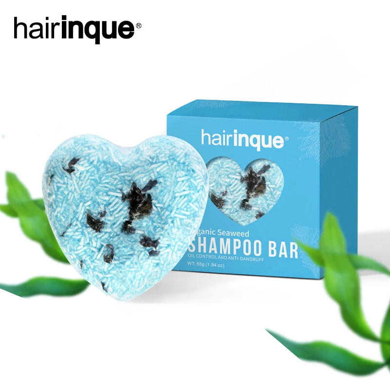 11.11 HAIRINQUE Organske Alge Šampon Bar ČISTIH morskih Alg Ročno Hladno Obdelani Šampon Naravne Sestavine, ki Lase Šampon Milo