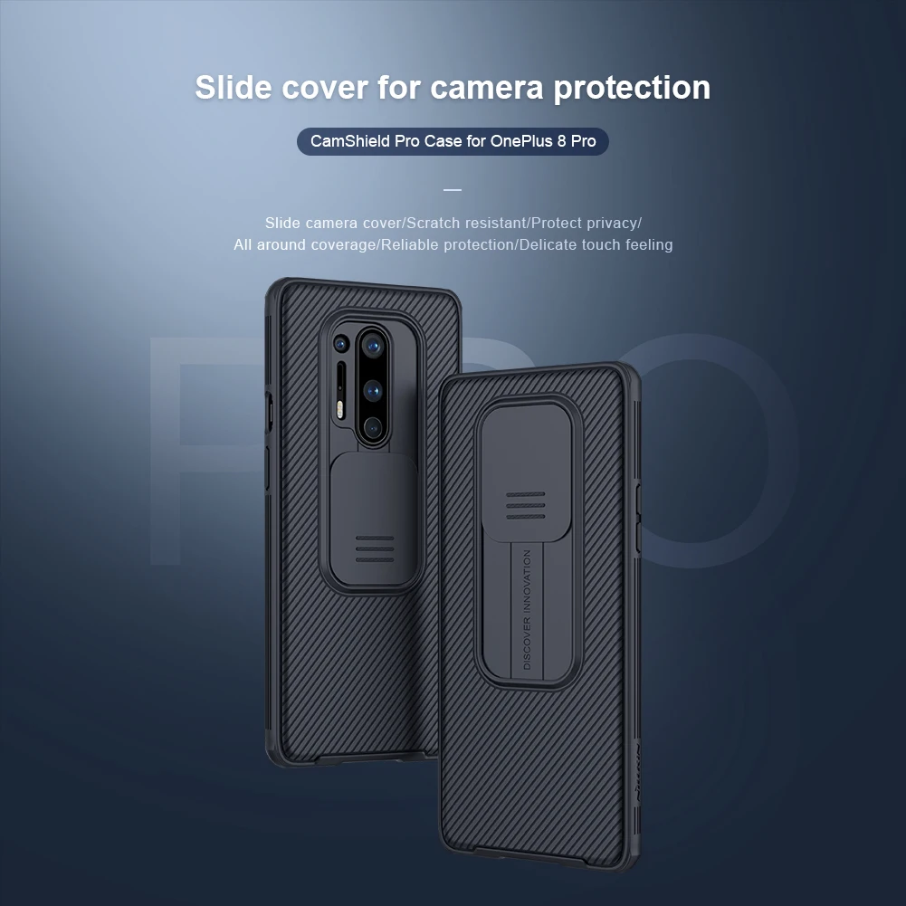 Fotoaparat Varstvo Primeru za OnePlus 8 Pro NILLKIN Stran Zaščito Pokrov Objektiva Varstvo en plus 8 pro primeru kritje za nillkin