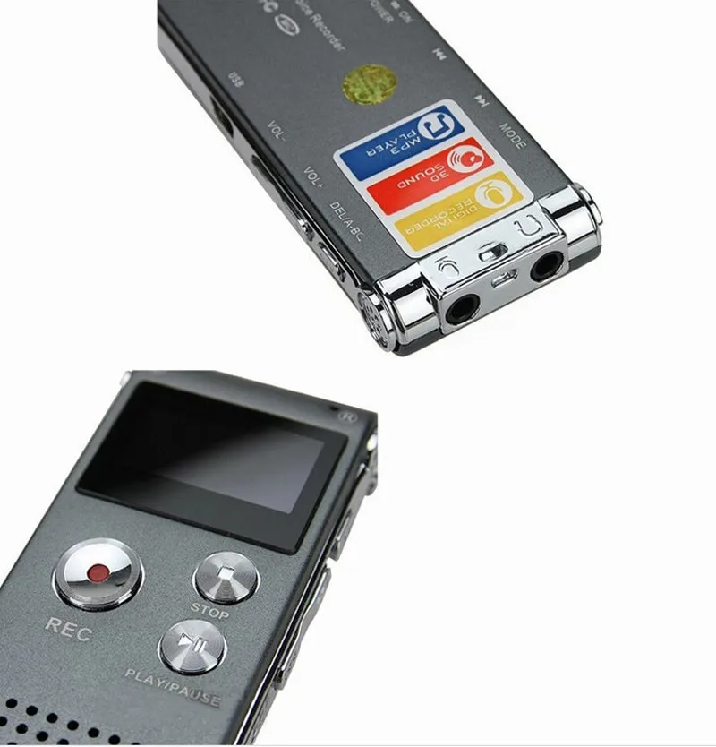 Top prodajne proizvod v letu 2020 8GB Digitalni Avdio Snemalnik Polnilna Dictaphone Telefon MP3 Predvajalnik Podporo Debelo