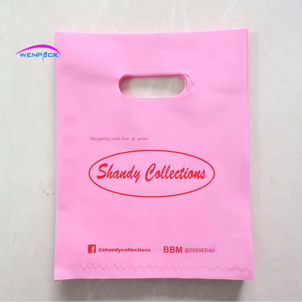 15x20cm custom print logo darilo plastične vrečke za pakiranje in nakupovanje