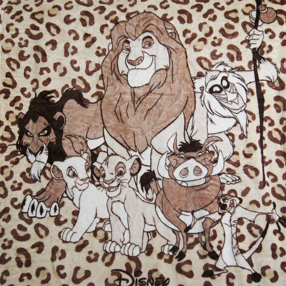 Risanke Disney Simba Levji Kralj Super Mehko Odejo, Vrgel za Otroke, Otrok, Dojenček Boys 100x140cm za Božično Darilo