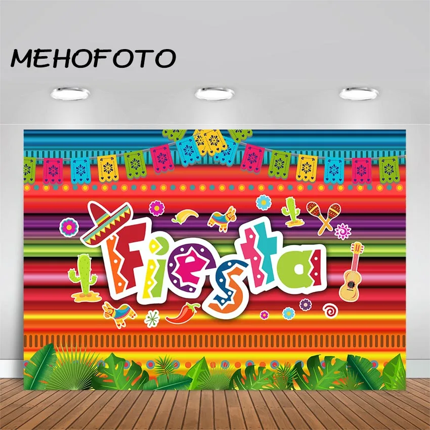MEHOFOTO Mehika Fiesta Ozadje Fiesta Tematskih Obleko gor Fotografija Ozadje Luau Primeru Dobave Mehiški Rojstni Banner