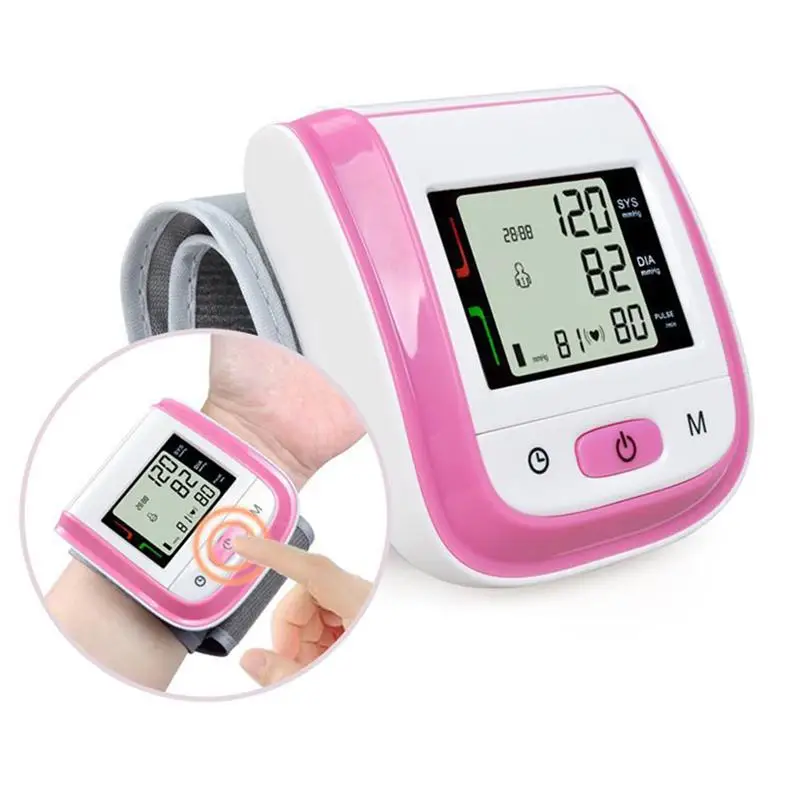 Krvni Tlak Meter Gospodinjski Zapestje Vrsta Darilo Tonometer Sphygmomanometer Health Monitor Merilnik Krvnega Tlaka za Starše