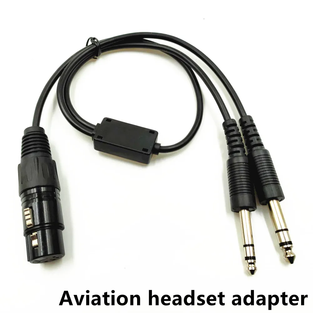 Za Airbus, XLR, Da GA Dvojni Plug 5 Pin Slušalke Kabel Letalske Slušalke Kabel slušalke pribor