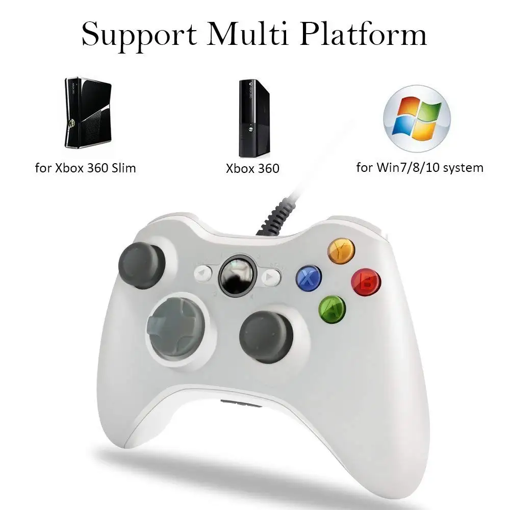 USB Žična Palčko Krmilnik Za Xbox 360 Za Microsoft Xbox360 Gamepad Controle Združljivost Gamepad Za PC operacijski sistem Windows 7 8 10