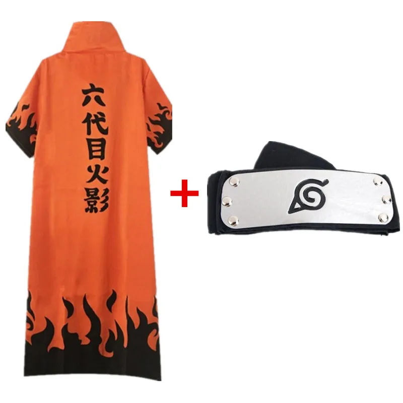 Anime Naruto Cosplay Odrasle Kostume 4. Yondaime Hokage Minato Namikaze Plašč Plašč Poliester Moški Ženske modni Dodatki