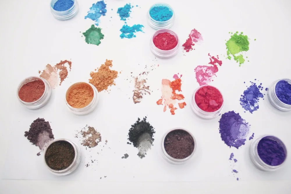 16Colors Bleščice v Prahu Pearl Pigment v Prahu Nastavite kot Nalašč za Kozmetiko - Smole - Milo, Barvila Barvila - Makeup - Senčila - Nail Art
