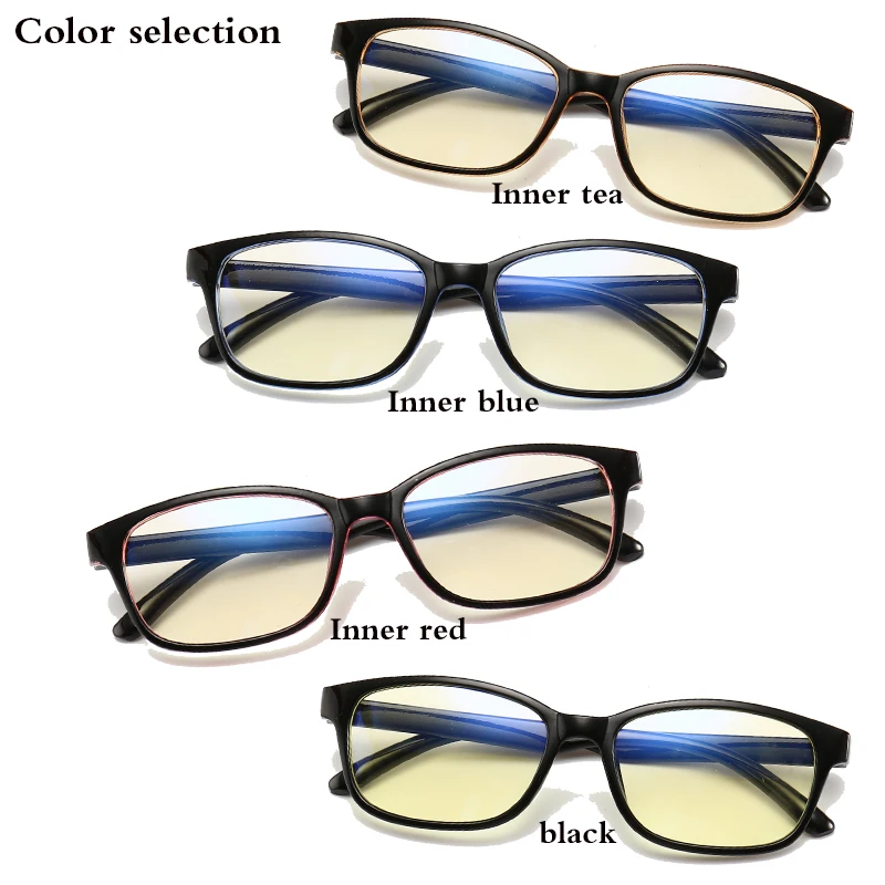 Anti modra svetloba računalnik ženska očala zaščito za oči pregleden Moške stylespectacle okvir proti utrujenosti gameglasses