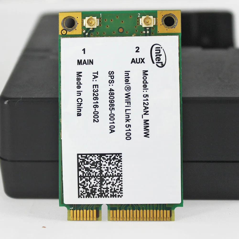 Novi Intel Original Wifi link 5100 512AN_MMW Brezžično kartico PCI-E 300Mbps, Wifi Dual band 2,4 G/5Ghz Mini Card, ki je Primerna za Dell Asus Acer