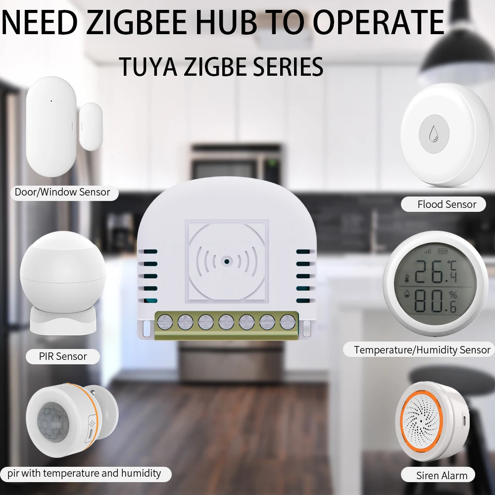 Tuya Zigbee Smart V Steno Stikalo Za Kratke Luči Stikalo Za Daljinski Upravljalnik Za Vklop Engergy Zaslon Deluje Z Ali Brez Nevtralnega Žice