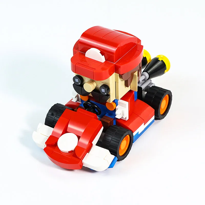 Klasična Igra Številke Dirke Super Racing Karting Modela Avtomobila Risani Lik, Ideja Otroci DIY Izobraževalne Igrače za Otroke Božič Darilo