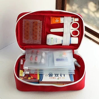 Potovanja AccessoriesPortable Vrečko Za Shranjevanje Prve Pomoči, Nujne Medicinske Vrečko Prostem Tabletke Preživetje Organizator Sili Kompleti Paket