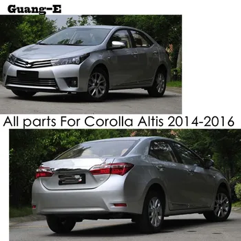 Za Toyota Corolla Altis 2016 Avto Glavo Sprednje Luči za Meglo Lučka Okvir Palico Styling ABS Chrome Kritje Trim Plošča 2pcs
