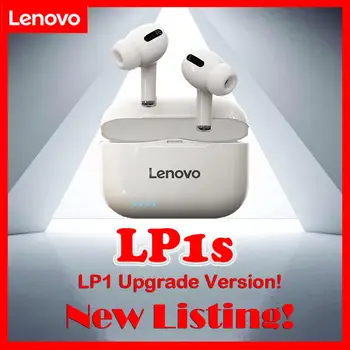 Lenovo LP1s Nov Vnos, LP1 Nova posodobljena Različica, Kakovost Zvoka Nadgradili, Res Brezžične Bluetooth Slušalke za iOS/Android