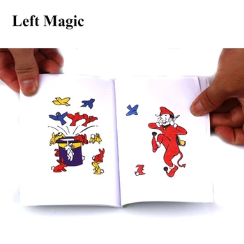 Zabavno Magic, Kolorit Knjigo - Velika Velikost(27.5 cm*21 cm*za 0,7 cm) čarovniških Trikov Najboljše Za Otroke Prevara Mentalism Fazi Smešno