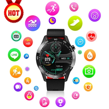 NOVE Pametne Watch F22L Moških Telesne Temperature, Dihanje, Usposabljanje Funkcijo Srčnega utripa Fitnes Tracker SmartWatch Android, iOS