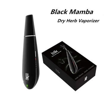 Original Blk Black Mamba Suho Zelišče Vaporizer Elektronske Cigarete 1600mAh Baterije Keramični Toplotno Komoro, Zeliščni Vape Pero Kit
