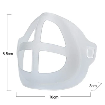 3D Masko Nosilec za Podporo Dihanja Pomoč Pomoč Masko Notranje Blazine Nosilec za Hrano Silikona Usta Imetnik Dihanje Valv Masko