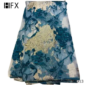 HFX Žakarske tkanine, tkanine, lepo je videti pero vezenje til očesa tkanine, čipke DYS179 z dobro kakovostjo za stranko obleko H2862