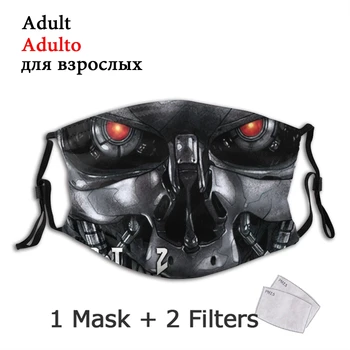 Terminator Non-Enkratno Masko Proti Meglica, Prah Maske Z Filtri, Zaščitni Pokrov Respirator Usta Žarilna