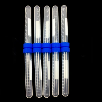 15ml Centrifugirke 20PCS Okroglim Dnom Modra navoj Plastične Epruvete Visoke Temperature, Tlaka, Laboratorijskega potrošnega materiala