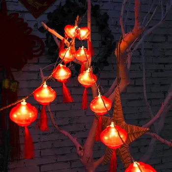 2m LED Počitnice Garland Osvetlitev, USB & baterijsko Rdeča Luč, luči za Novo Leto Festival Dekoracijo Niz Noč Lightings