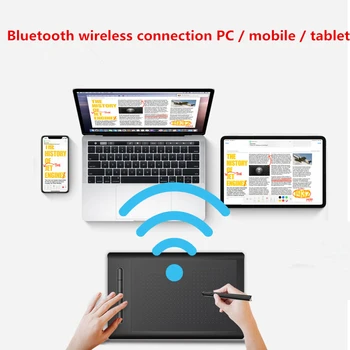 14 palčni Digitalizacijo Tablet Grafiko Tablet Risanje tablet Odbor Za Računalnik, Mobilni Telefon Računalnike 2.4 G, Bluetooth povezava