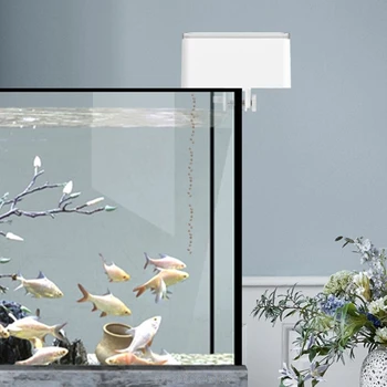 Aquarium Fish Tank Inteligentni Samodejni Podajalnik Časovnik Hrane Razpršilnik 70ml LED Digitalni Zaslon Hranjenje Pralni N04 20 Dropship