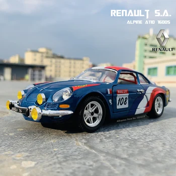 Bburago 1:24 Renault Alpine A110 1600s simulacije zlitine modela avtomobila obrti dekoracijo igrača zbirka orodij za darilo