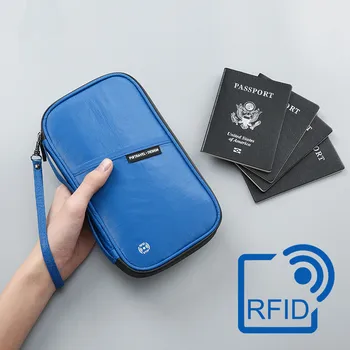 Tyvek Nepremočljiva Potovanja, Potni list Paket RFID Blokiranje Denarnice Imetnik Družino Dokument Organizator Vrečko MultiCard Shranjevanje Komplet Sklopka