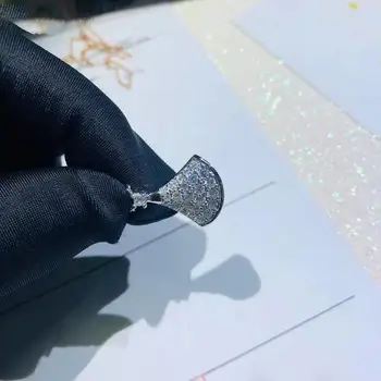 Prvotne blagovne znamke fine nakit z dragoceno ogrlico ženska očitno vaja design z peneče diamant poročna ogrlica