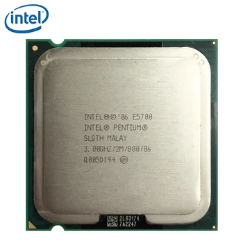 Intel Pentium Dual-Core E5700 CPU Procesor 3GHz 2M 800GHz 65W Socket LGA 775 preizkušen dela